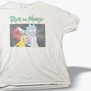 Rick and Morty T Shirt Adult Swim Cartoon Network Graphic‎ Tee Mens  Large
